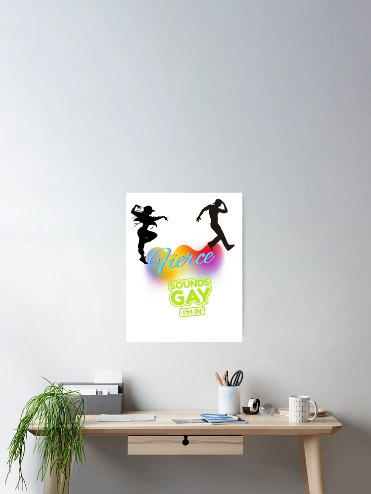 Thumbnail 2 of 3, Poster, Fierce designed and sold by RoxC'sTees.