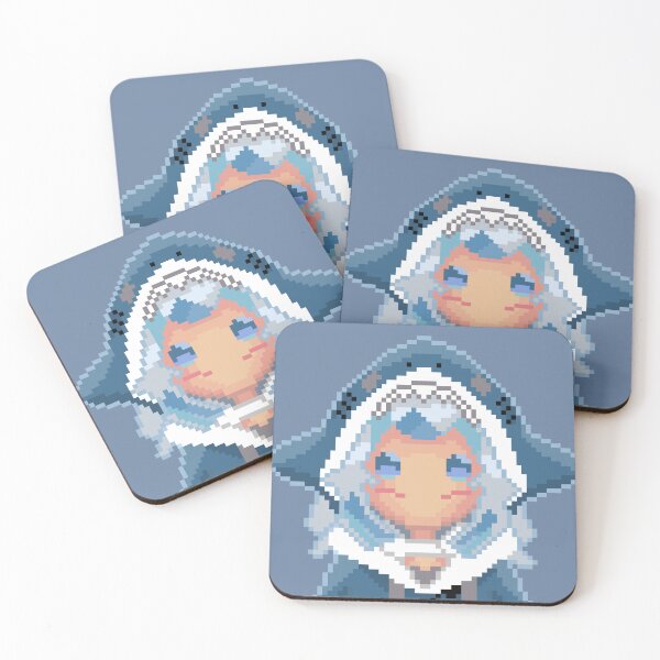 Item preview, [Hololive] Gawr Gura Pixel Art Icon designed and sold by RobusonArts.