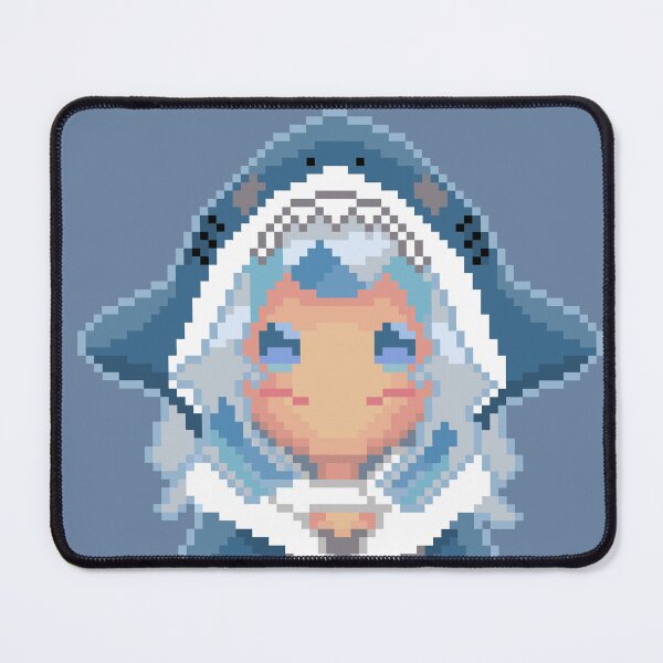 Item preview, [Hololive] Gawr Gura Pixel Art Icon designed and sold by RobusonArts.