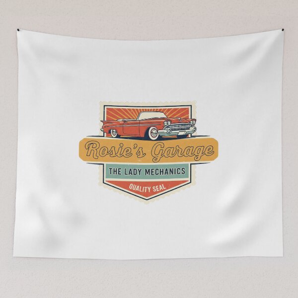 Item preview, Rosie's Garage | Lady Mechanics Convertible Seal designed and sold by RedDelaney.