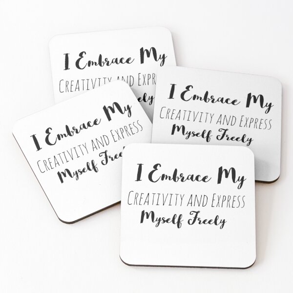 Item preview, I Embrace My Creativity and Express Myself Freely – Creativity Affirmation designed and sold by Camila  Ardila.