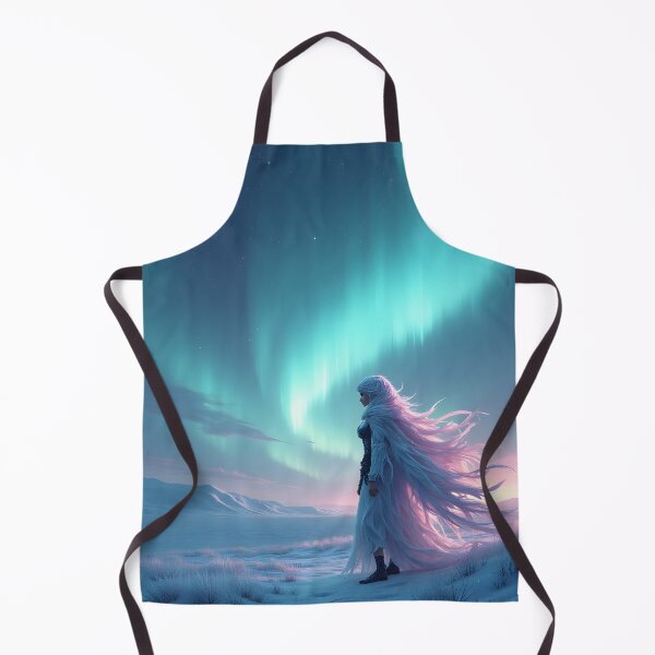 Item preview, Ethereal Wanderer Beneath the Northern Lights designed and sold by oanaunciuleanu.