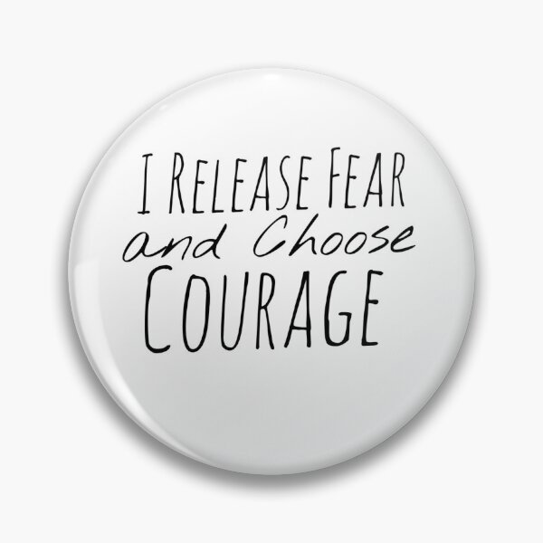 Item preview, I Release Fear and Choose Courage – Fearless Affirmation designed and sold by Camila  Ardila.