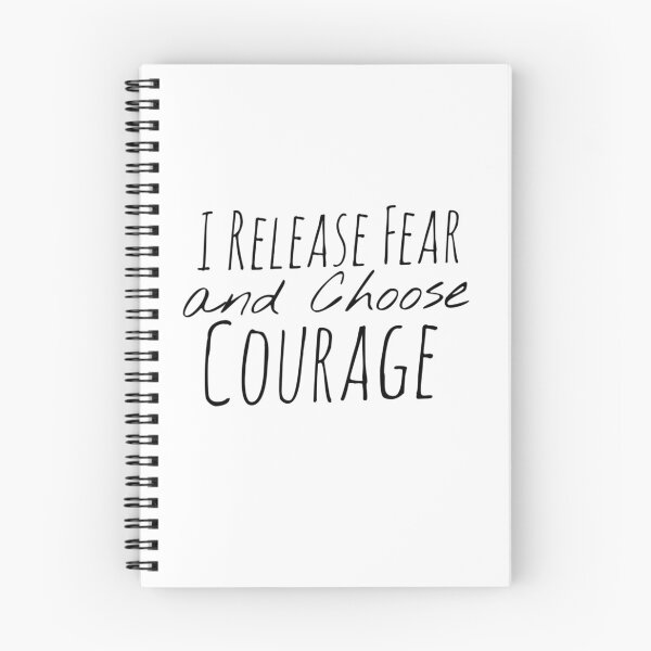 Item preview, I Release Fear and Choose Courage – Fearless Affirmation designed and sold by Camila  Ardila.