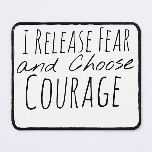 Item preview, I Release Fear and Choose Courage – Fearless Affirmation designed and sold by Camila  Ardila.