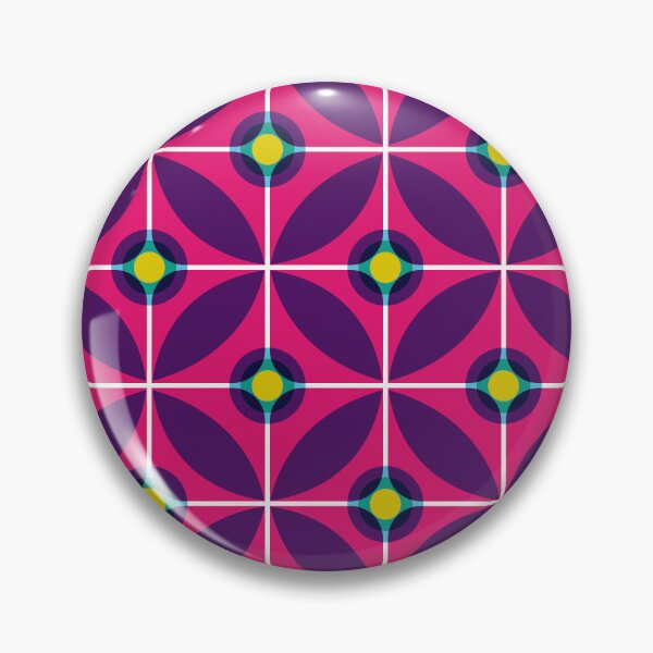 Item preview, Geometric Retro Diamond Shapes Pattern designed and sold by Farissa Designs.