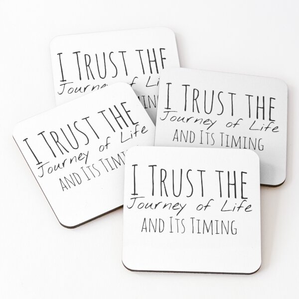 Item preview, I Trust the Journey of Life and Its Timing – Trust Affirmation designed and sold by Camila  Ardila.