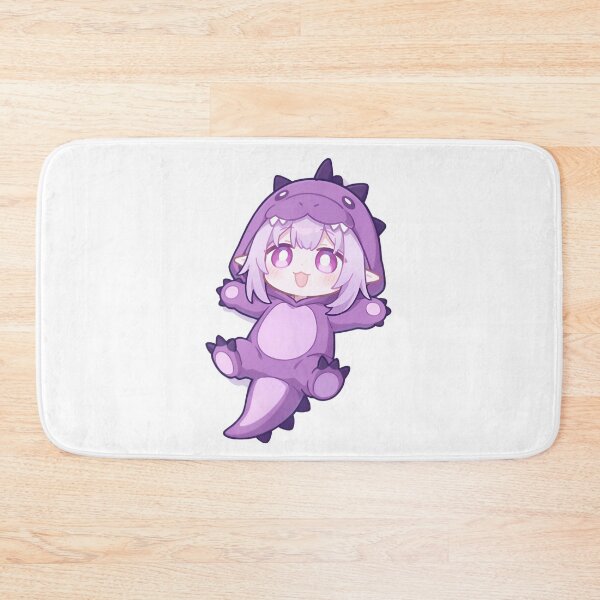 Item preview, Cute Chibi Dinosaur Girl – Purple Kawaii designed and sold by Dyan4.