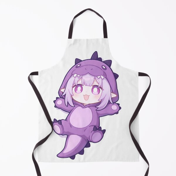 Item preview, Cute Chibi Dinosaur Girl – Purple Kawaii designed and sold by Dyan4.