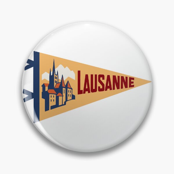 Item preview, Lausanne Switzerland Pennant designed and sold by Decal Mania.