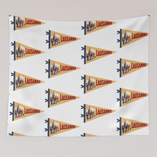Item preview, Lausanne Switzerland Pennant designed and sold by Decal Mania.
