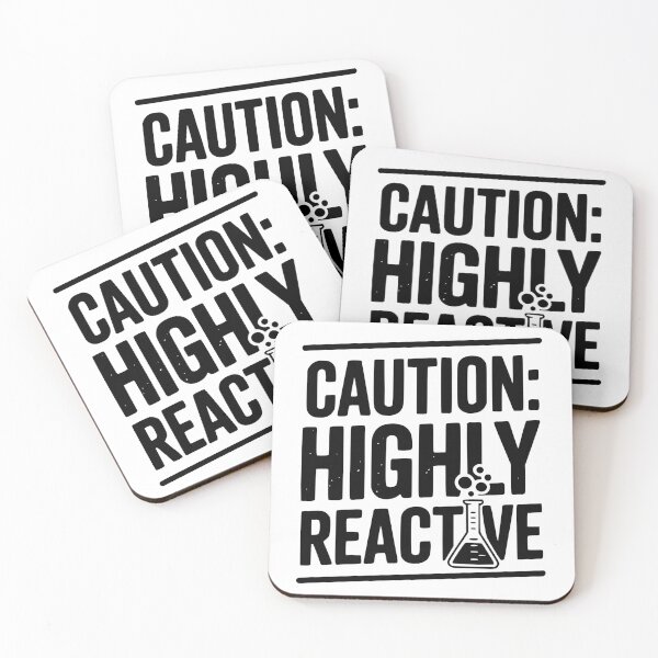 Item preview, Caution: Highly Reactive designed and sold by Frank Ring.