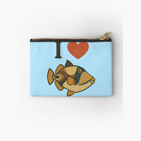 Item preview, I Love Triggerfish – Triggerfish motif designed and sold by Print-Zoo.