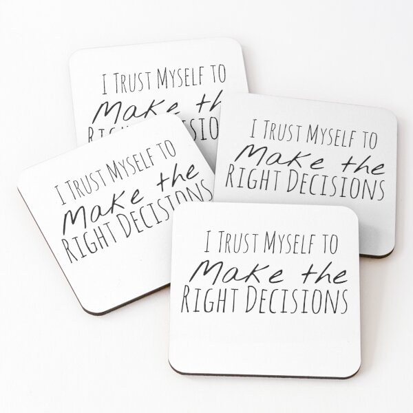Item preview, I Trust Myself to Make the Right Decisions – Self-Trust Affirmation designed and sold by Camila  Ardila.