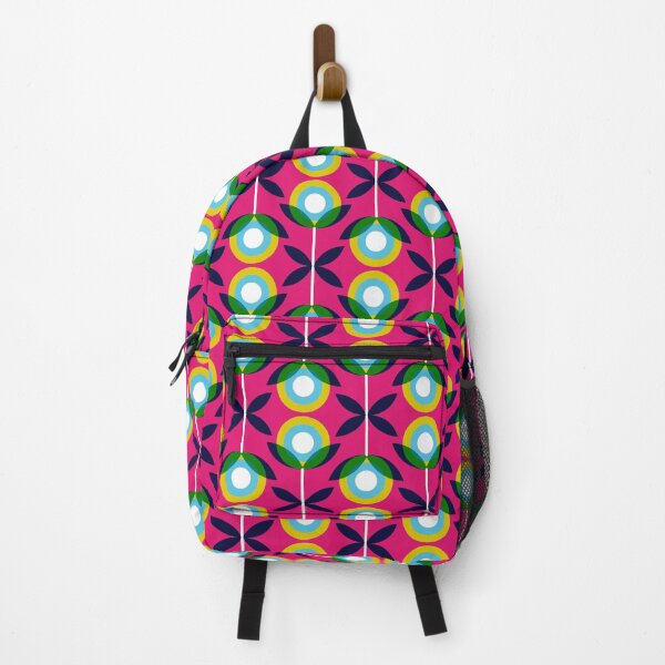 Item preview, Retro Abstract Shapes Floral Pattern designed and sold by Farissa Designs.
