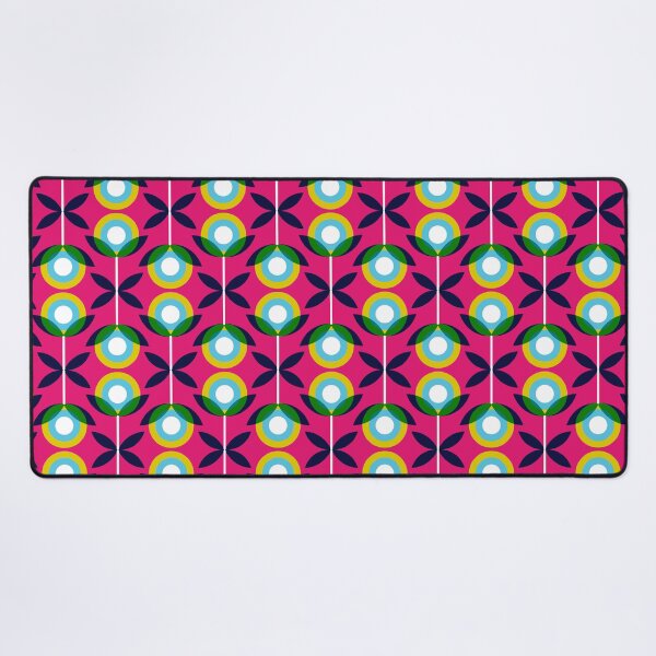 Item preview, Retro Abstract Shapes Floral Pattern designed and sold by Farissa Designs.