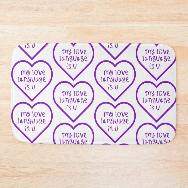 Item preview, my love language is u designed and sold by kinpirks.