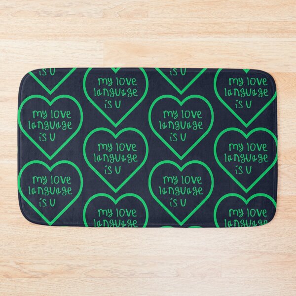 Item preview, my love language is u designed and sold by kinpirks.
