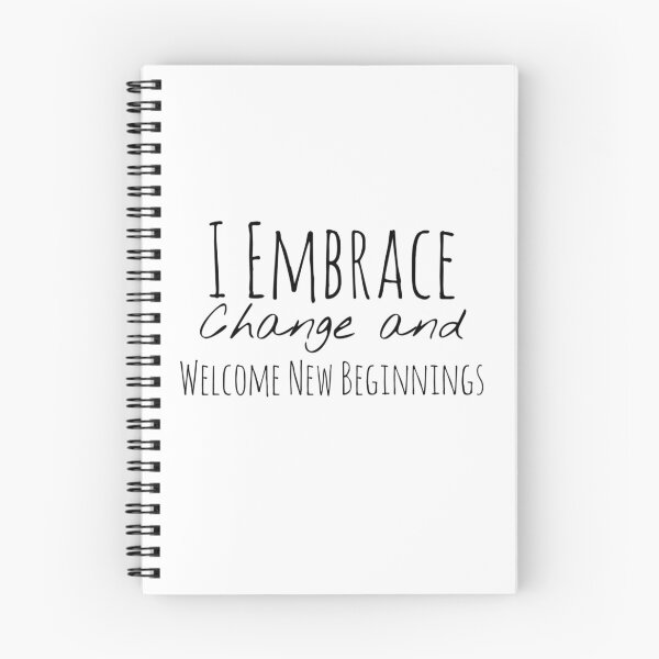 Item preview, I Embrace Change and Welcome New Beginnings – Change Affirmation designed and sold by Camila  Ardila.