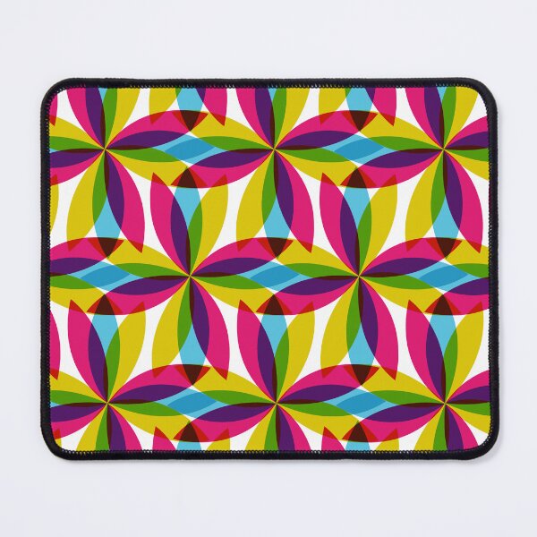 Item preview, Abstract Techno Twirl Retro Shapes Pattern designed and sold by Farissa Designs.