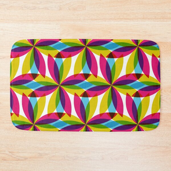 Item preview, Abstract Techno Twirl Retro Shapes Pattern designed and sold by Farissa Designs.