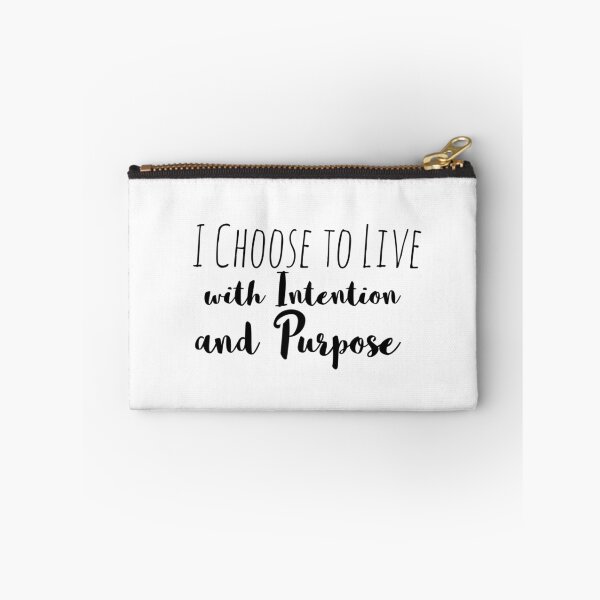 Item preview, I Choose to Live with Intention and Purpose – Intention Affirmation designed and sold by Camila  Ardila.