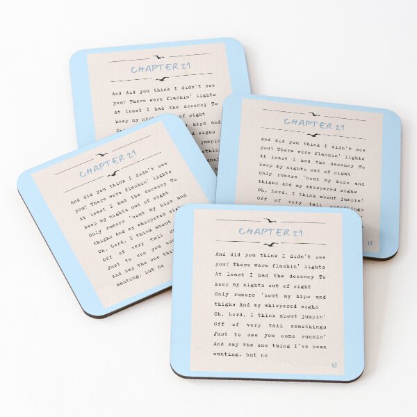 Item preview, Chapter 21 | Is It Over Now? Lyric Bridge Print designed and sold by Parasocialite.