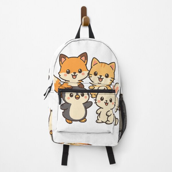 Item preview, Kawaii Animal Squad – Cute Friends Sticker designed and sold by lamiarte.