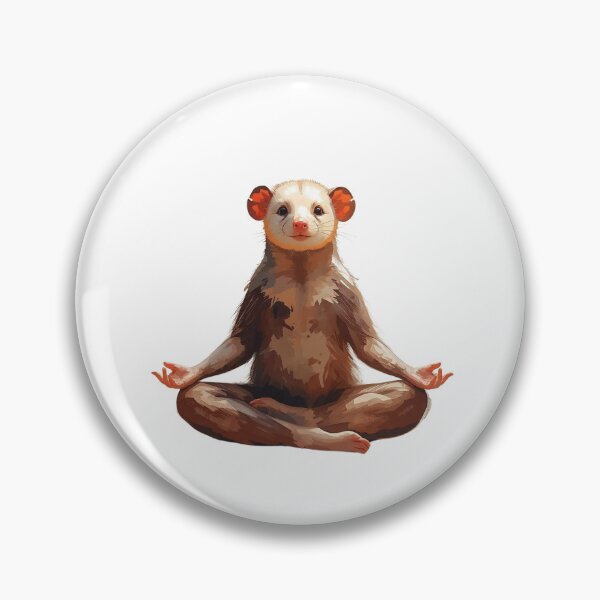 Artikelvorschau, Meditatives Opossum – Purdiole.Art entworfen und verkauft von Purdiole-art.