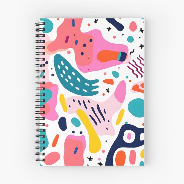 Item preview, Abstract colourful doodle seamless patterns designed and sold by weirdcorner.