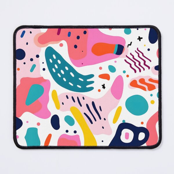 Item preview, Abstract colourful doodle seamless patterns designed and sold by weirdcorner.