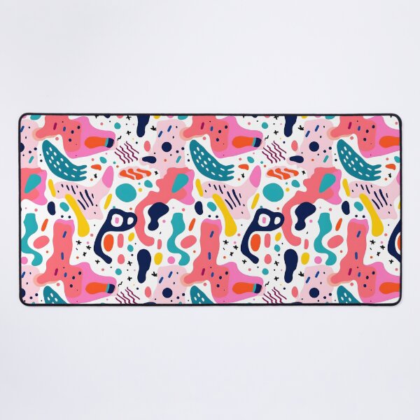 Item preview, Abstract colourful doodle seamless patterns designed and sold by weirdcorner.