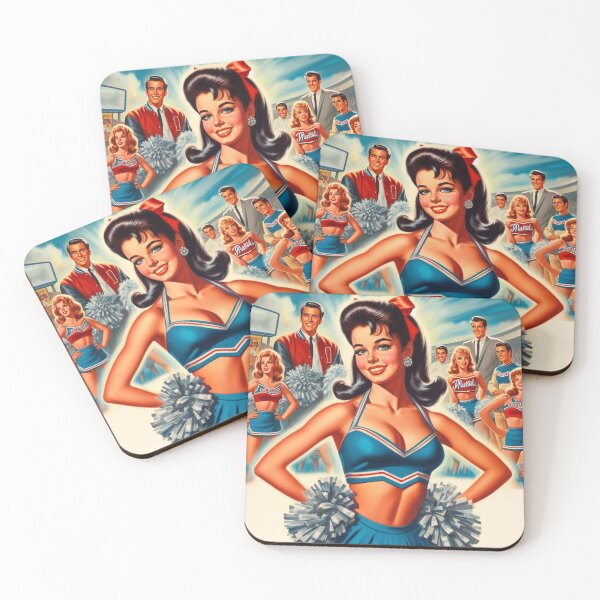 Item preview, Retro Cheerleader designed and sold by PulpVintage.