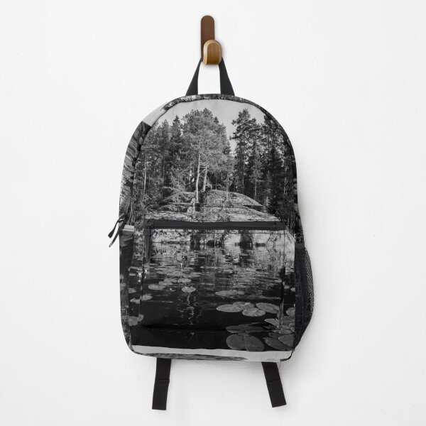 Item preview, The Rock and the yellow water-lilies. bw designed and sold by Jouko Lehto Photography.