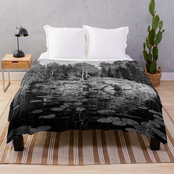Item preview, The Rock and the yellow water-lilies. bw designed and sold by Jouko Lehto Photography.