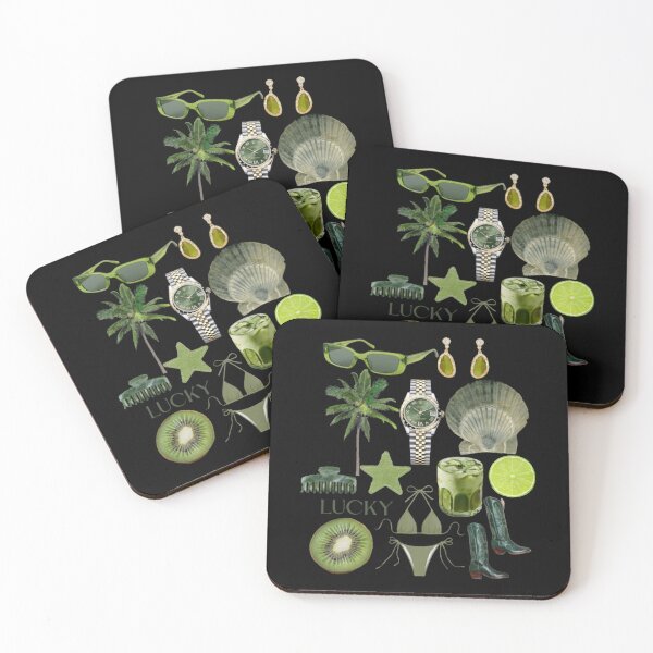 Item preview, Green Summer Dream Graphic Collage designed and sold by Kirkspringfr.