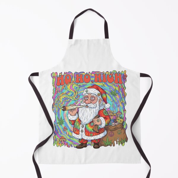 Item preview, Ho Ho High Trippy Santa Stoner Christmas designed and sold by SkullTroops.