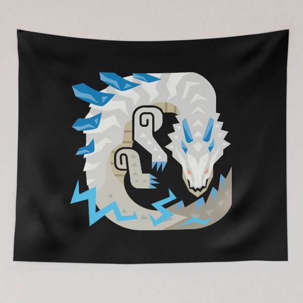 Artikelvorschau, Elfenbeinfarbenes Lagiacrus-Symbol entworfen und verkauft von CarterAdamsSr.