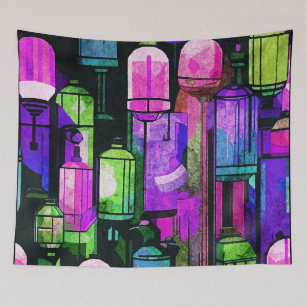 Item preview, Abstract lamps designed and sold by kinpirks.