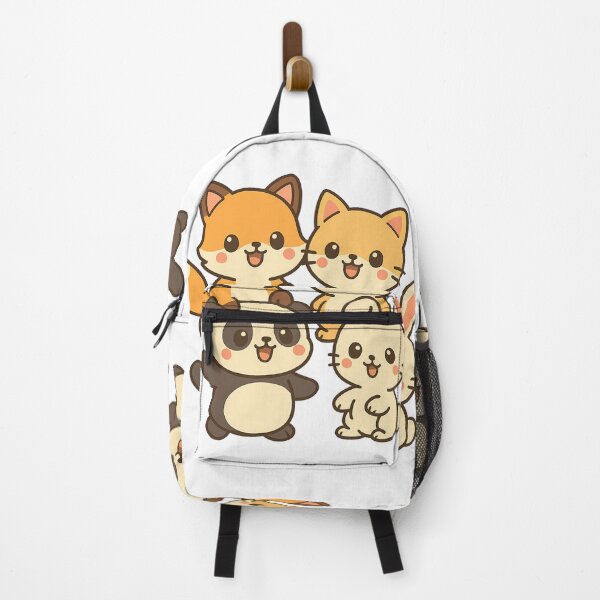 Item preview, Kawaii Animal Squad – Cute Friends Sticker designed and sold by lamiarte.