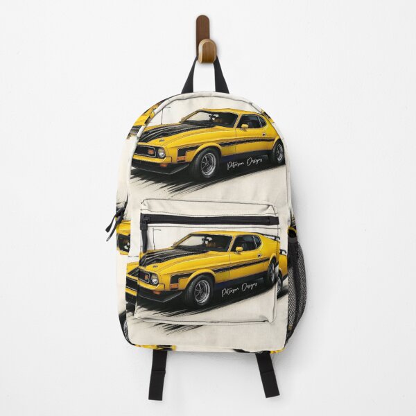 Item preview, Classic 1971 Mustang Mach 1 Fanart (Yellow3) designed and sold by Peterson Designs.
