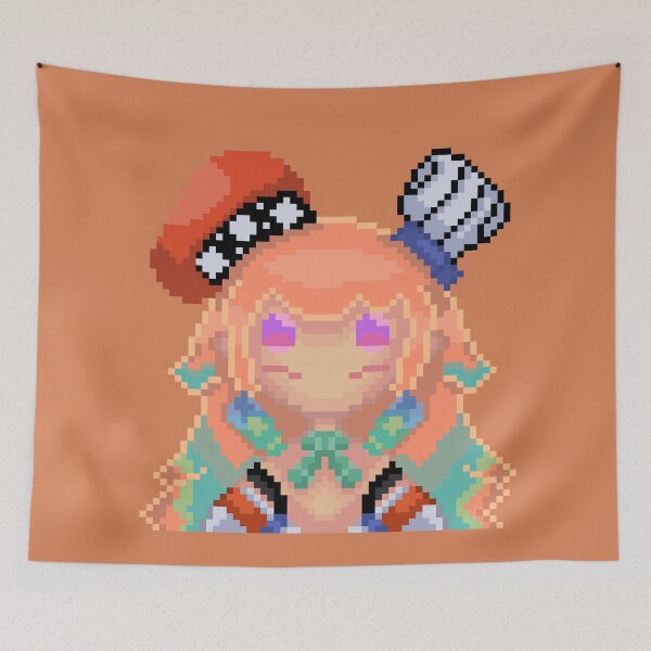 Item preview, [Hololive] Takanashi Kiara Pixel Art Icon designed and sold by RobusonArts.