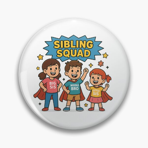 Item preview, Sibling Squad Superhero Cartoon Kids designed and sold by Design Express.