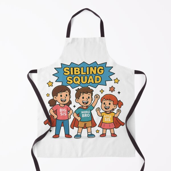 Item preview, Sibling Squad Superhero Cartoon Kids designed and sold by Design Express.