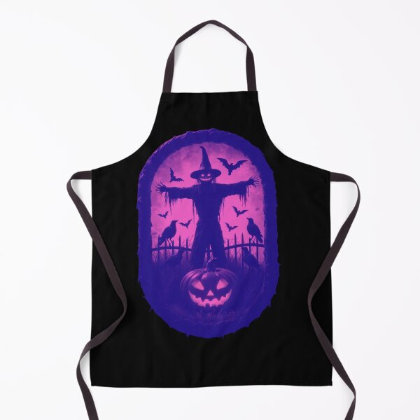 Item preview, A Sinister Scarecrow Under The Fiery Halloween Sky designed and sold by e-camelleone.