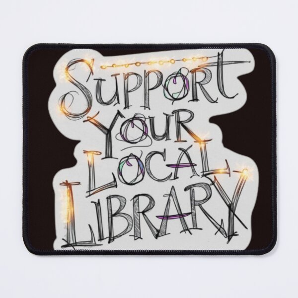 Item preview, Support Your Local Library Books Reading Librarian Kids Board Draw 004 designed and sold by sadedream.