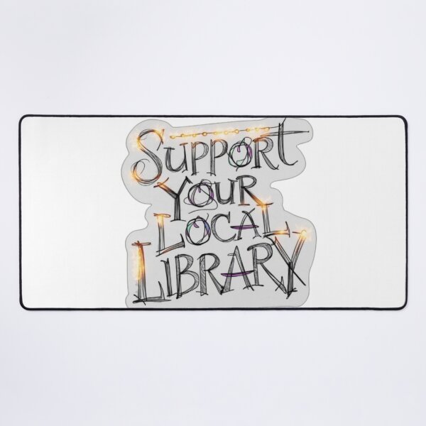 Item preview, Support Your Local Library Books Reading Librarian Kids Board Draw 004 designed and sold by sadedream.