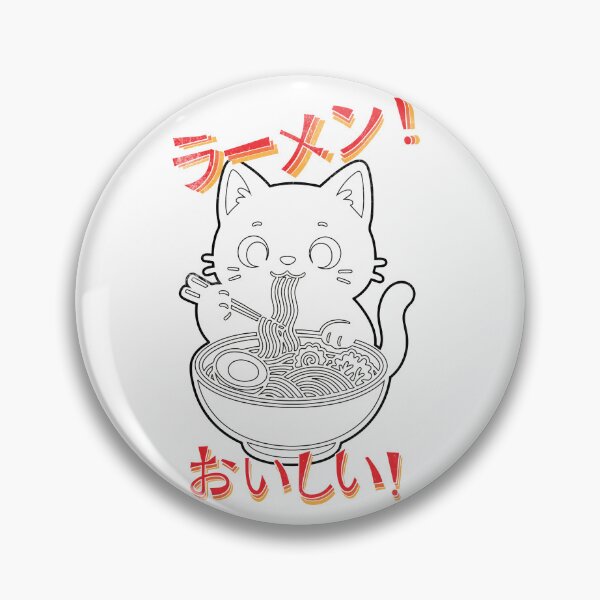 Item preview, Kawaii Ramen Cat – Oishii!! designed and sold by Loveanddraw.