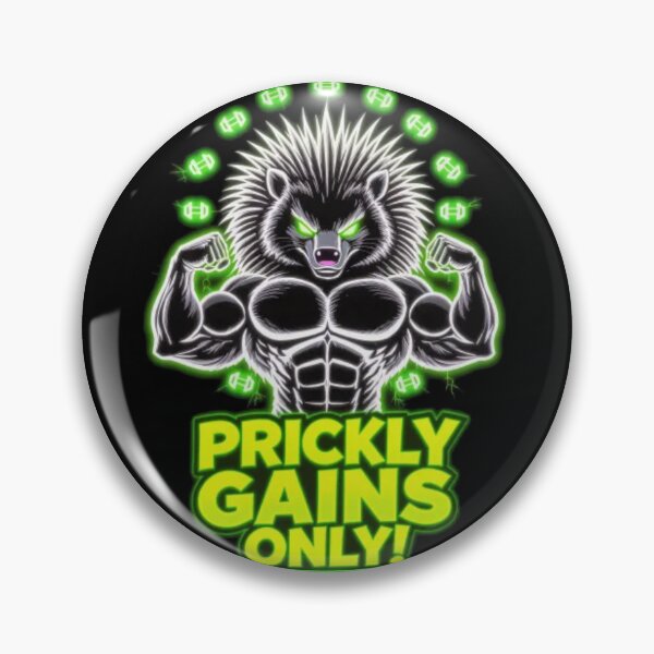Item preview, Prickly Gains Only designed and sold by El Hermano Gym.