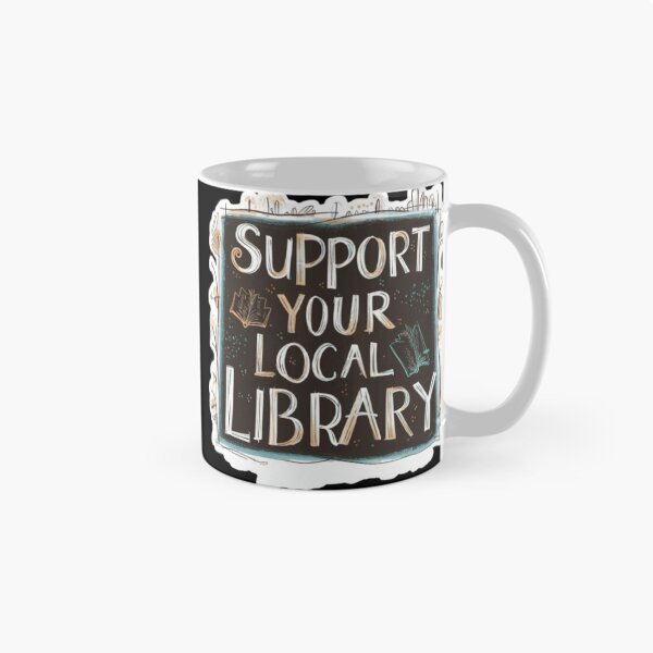 Item preview, Support Your Local Library Books Reading Librarian Kids Board Draw 005 designed and sold by sadedream.